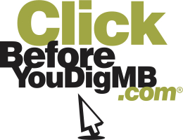 click before you dig mb logo