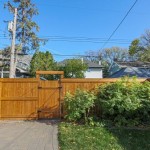 Wood Fence with Gate 