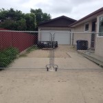 Double Swing Gate on Driveway