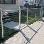 Galvanized Chain-Link Front Walk