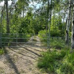 Galvanized Chain-Link Swing Gate