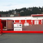 Delta Gate, Powder Coated Red