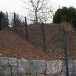 Rampart 280 Welded Wire Installed on Steep Slope